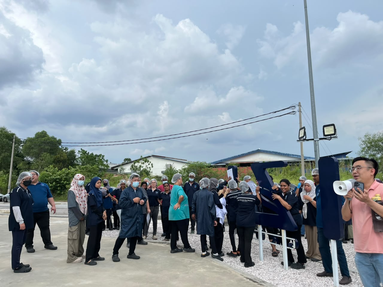Fire drill emergency evacuation training at ORIZI Group