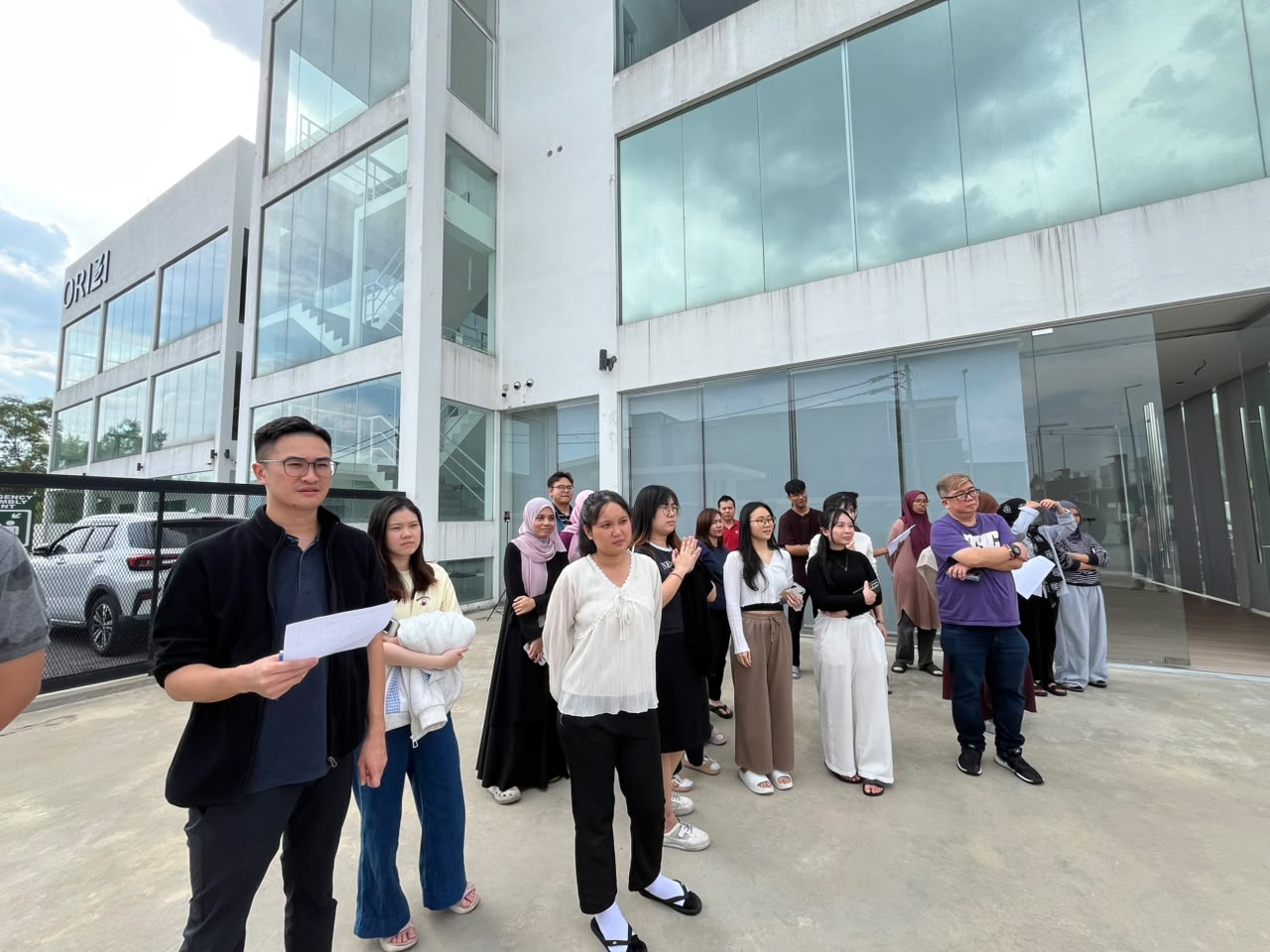 ORIZI Group team fire alarm response training