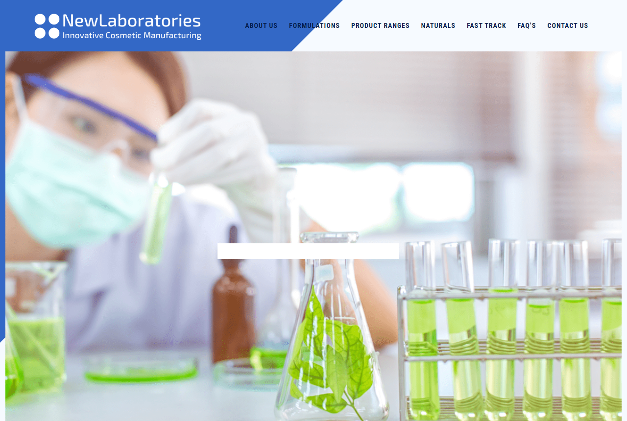 New Laboratories website