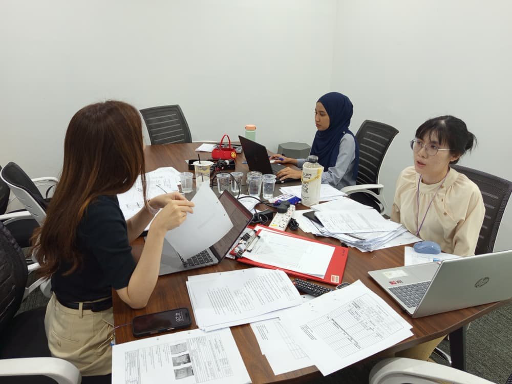 Batch records and quality documentation being reviewed during the NPRA GMP audit at ORIZI Group