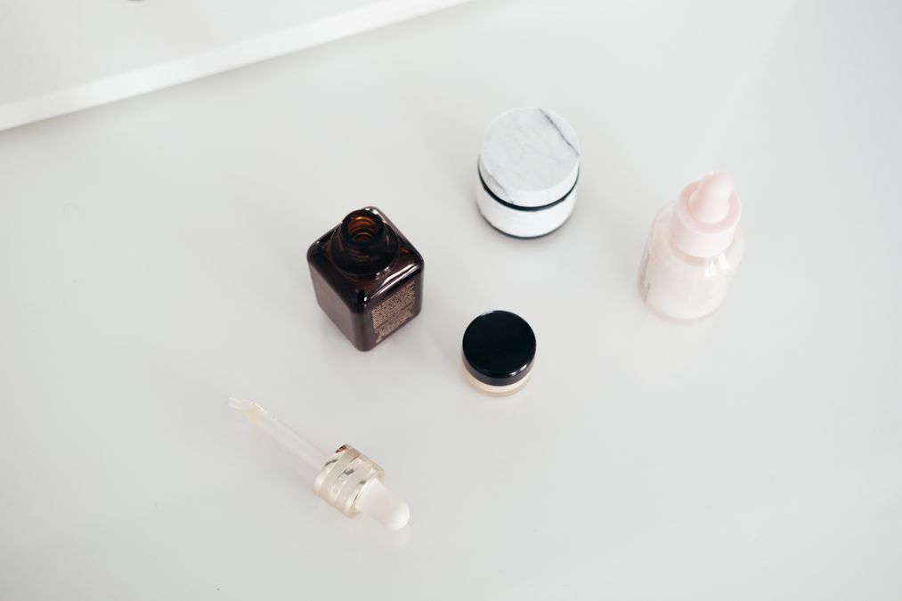 OEM skincare manufacturer natural cosmetic products on table