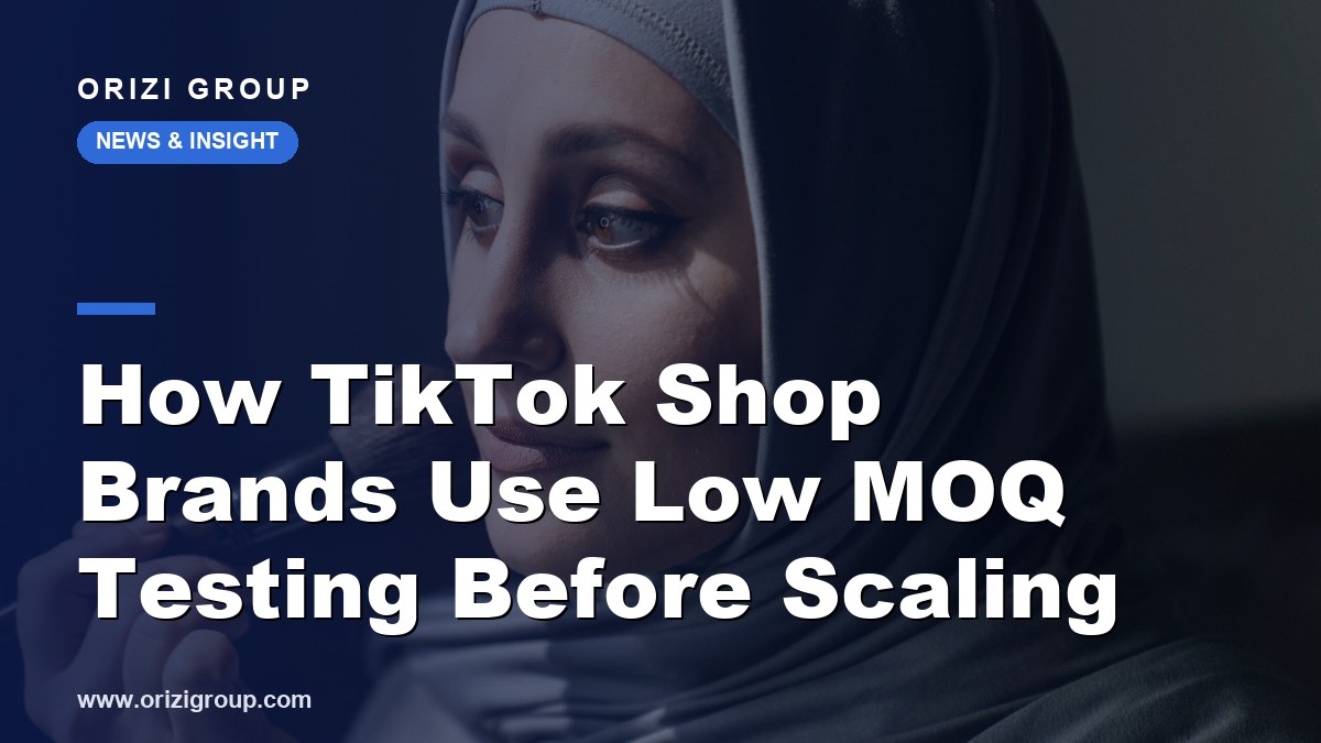 How TikTok Shop Brands Use Low MOQ Testing Before Scaling