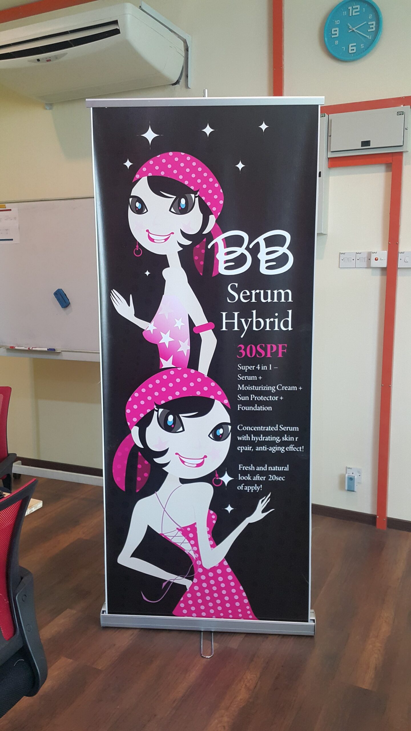 BB Serum Hybrid product standee presented by Dr Orizi at Watsons Innovation Day 2016