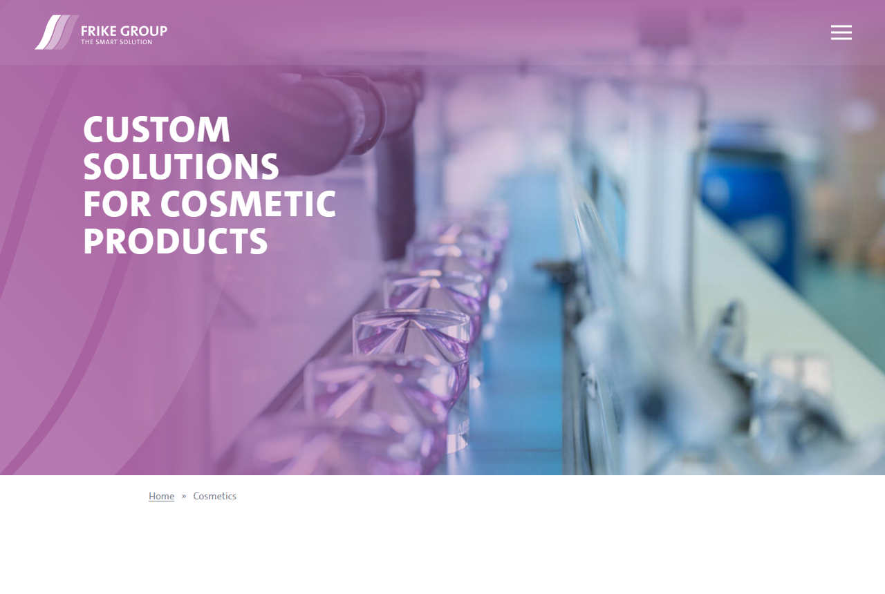 Frike Group cosmetics contract manufacturing Switzerland