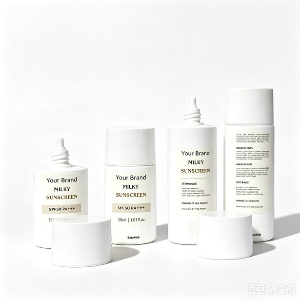 Milky Sunscreen SPF50+ PA++++ 30ml - private label OEM for TikTok Shop sellers, made in Malaysia by ORIZI Group