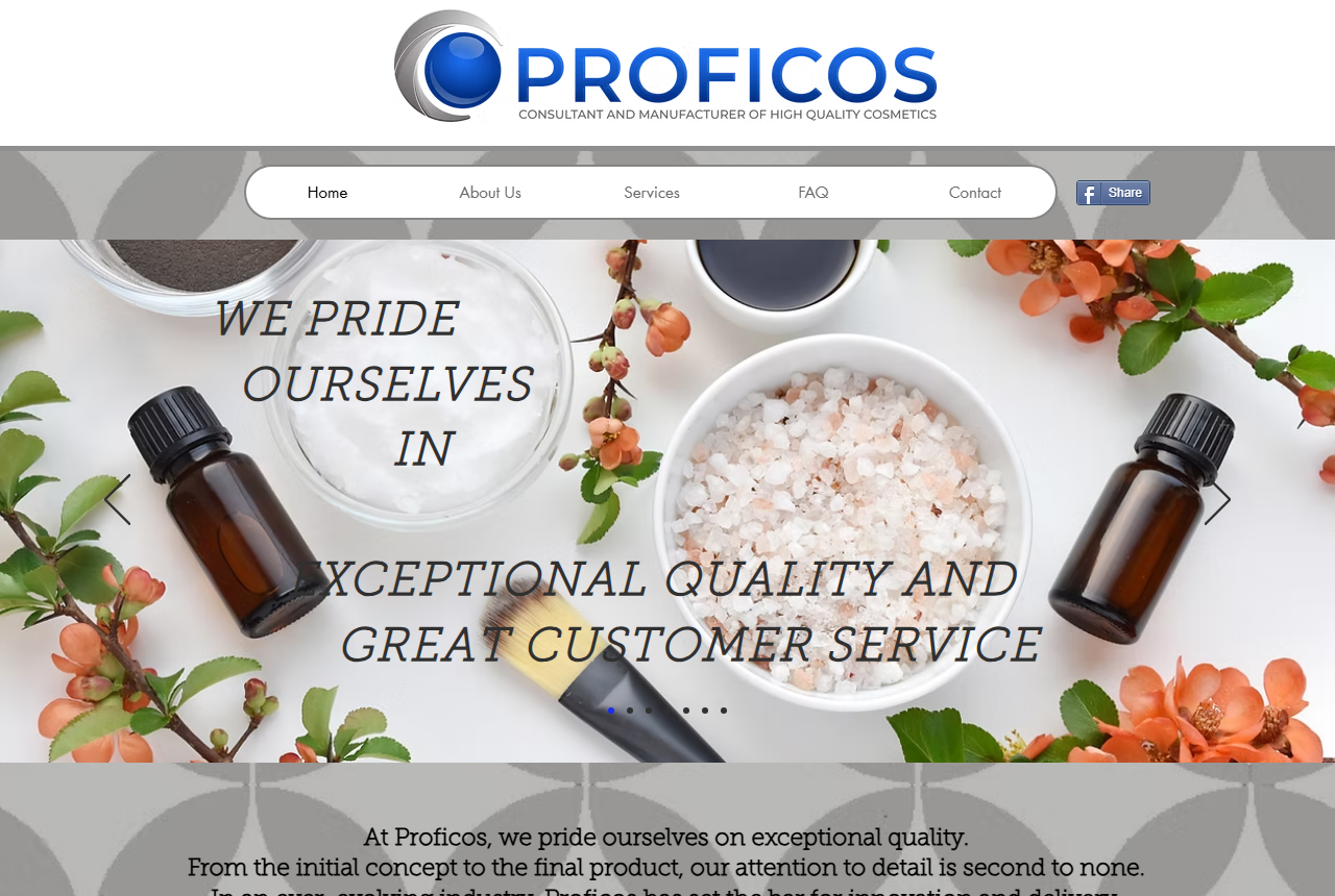 Proficos cosmetics consultant and manufacturer, Edenvale