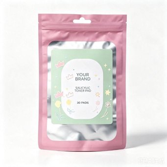 Salicylic Acid Toner Pad 30 pads - private label OEM for TikTok Shop sellers, made in Malaysia by ORIZI Group